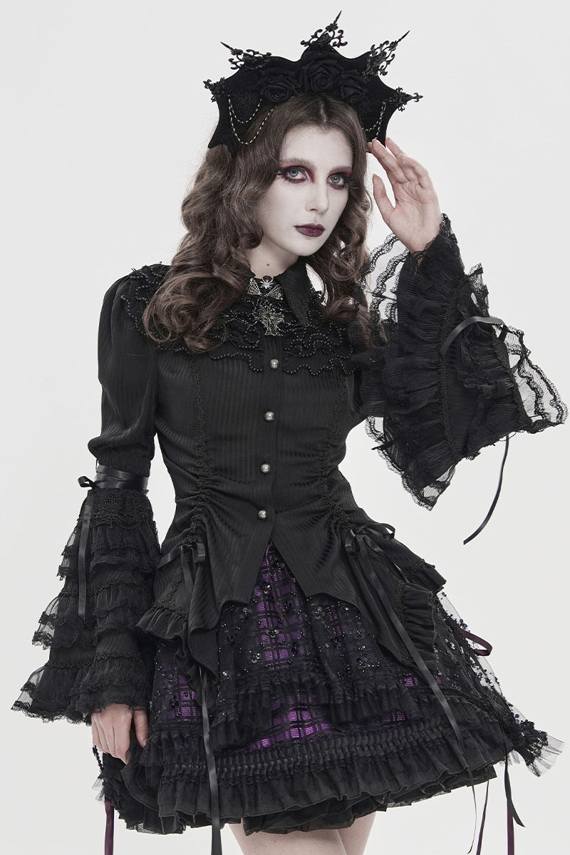 Devil Fashion Bluse Velorielle