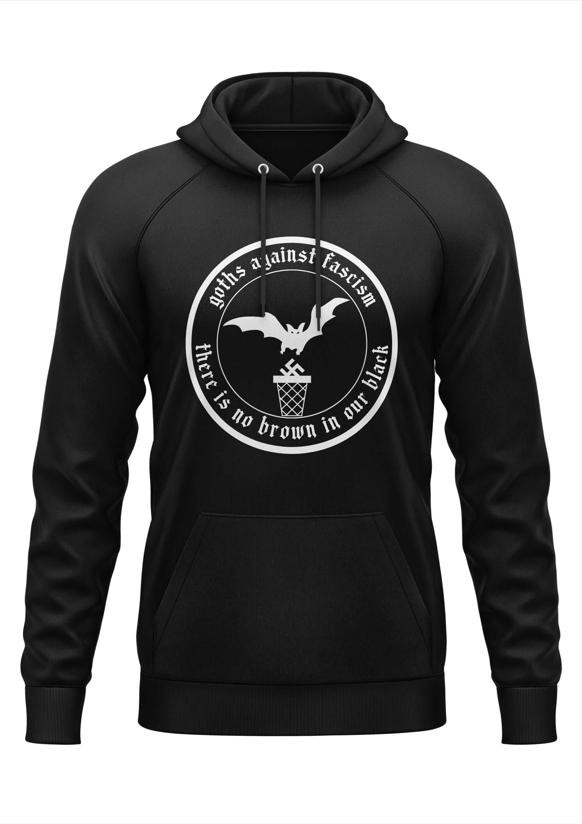 Easure Hoodie Goth Against Fascism