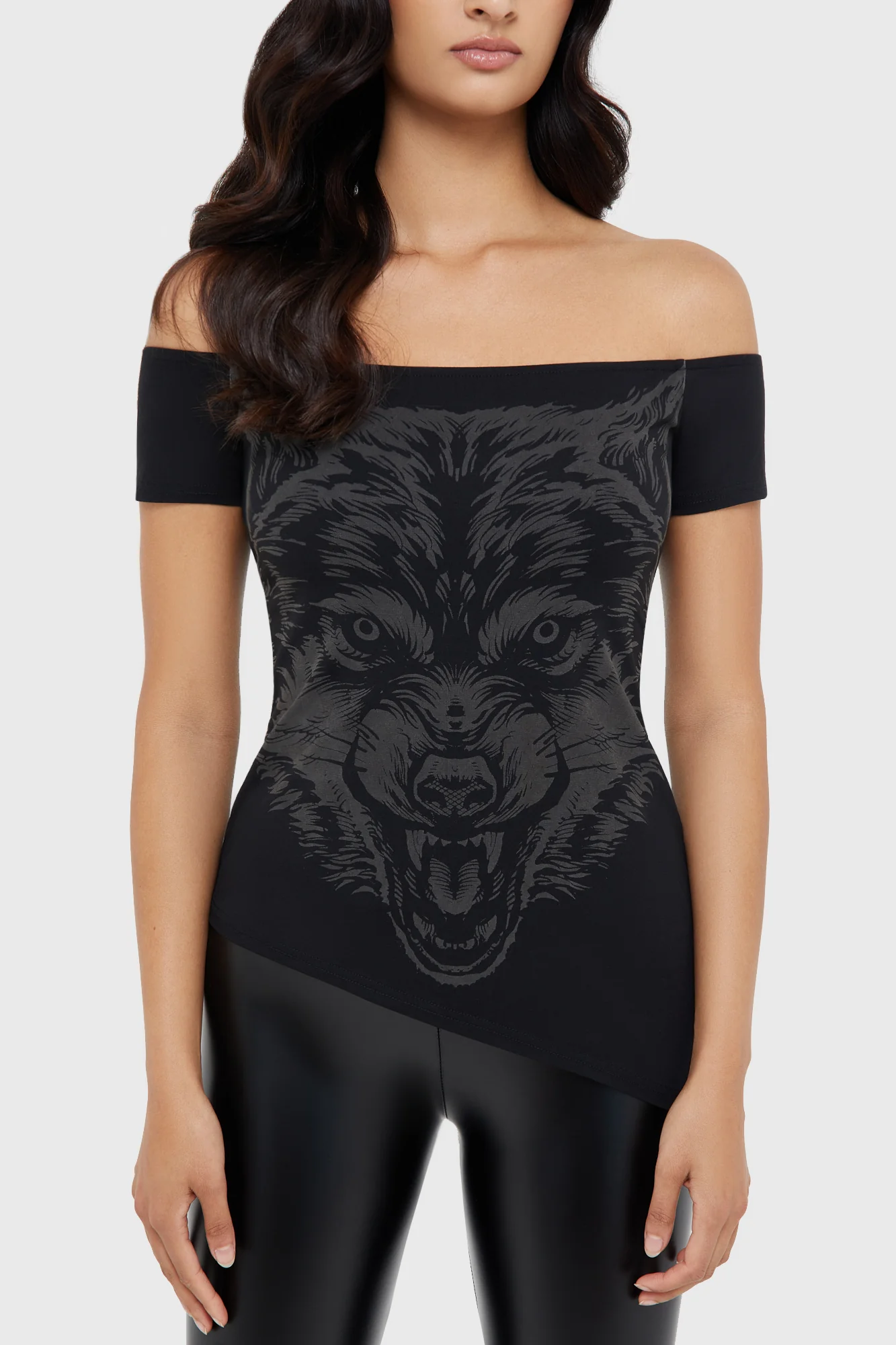 Killstar Shirt Nocturnal Wolf