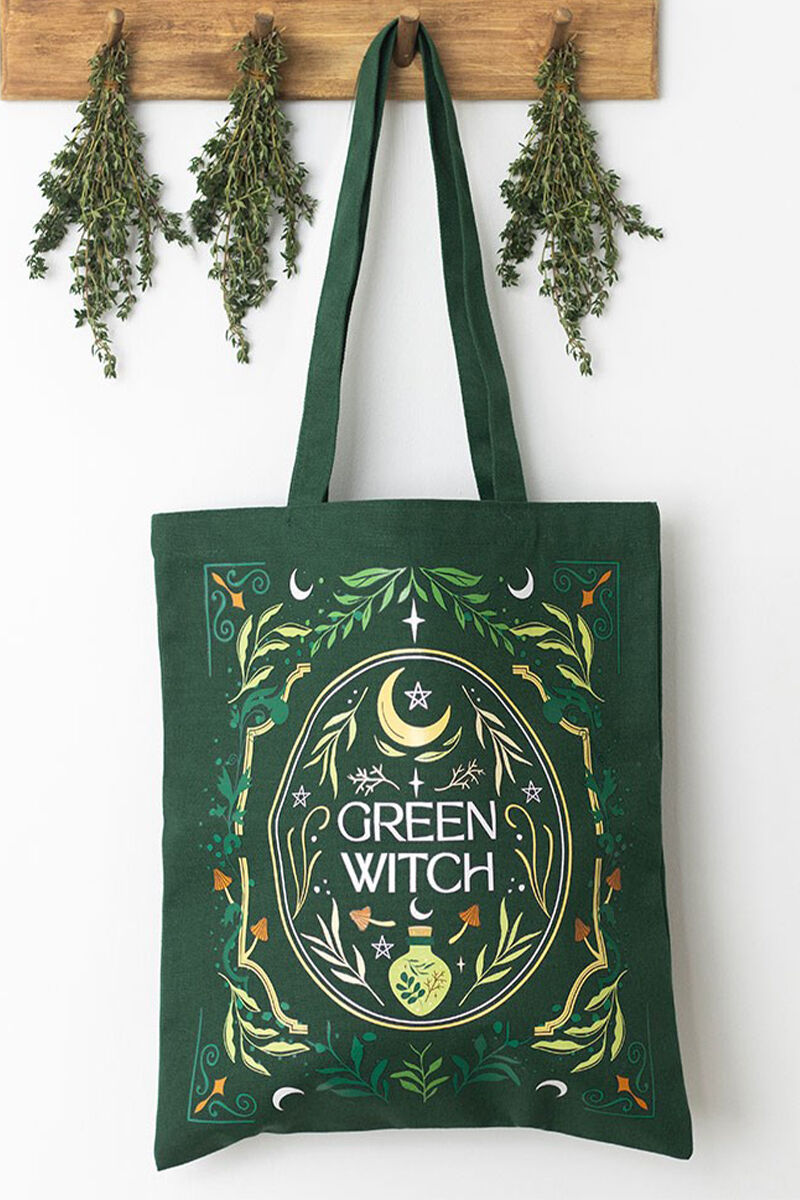 Spirit of Equinox Stoffbeutel Green Witch