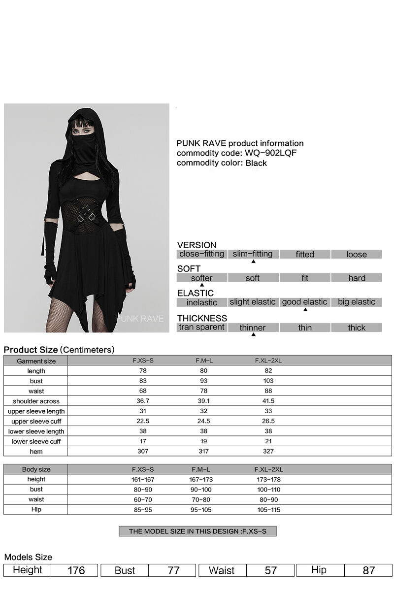 Punk Rave Kleid Ruinwalker
