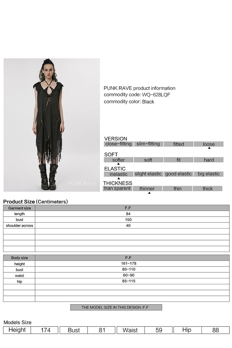 Punk Rave Kleid Blood Magic