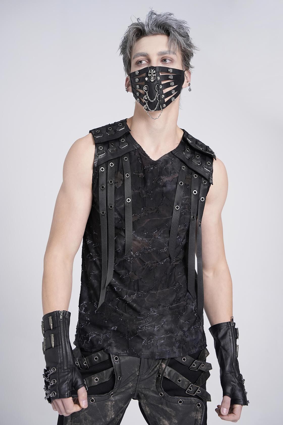 Devil Fashion Top Rivetlock