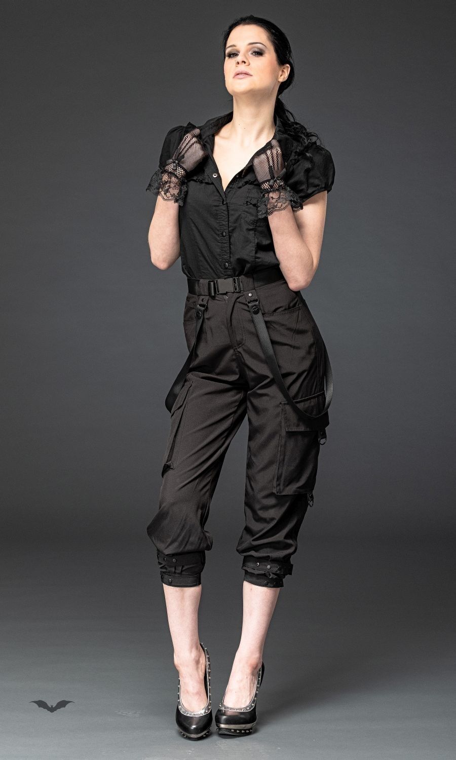 Queen of Darkness Handschuhe Elegant Net