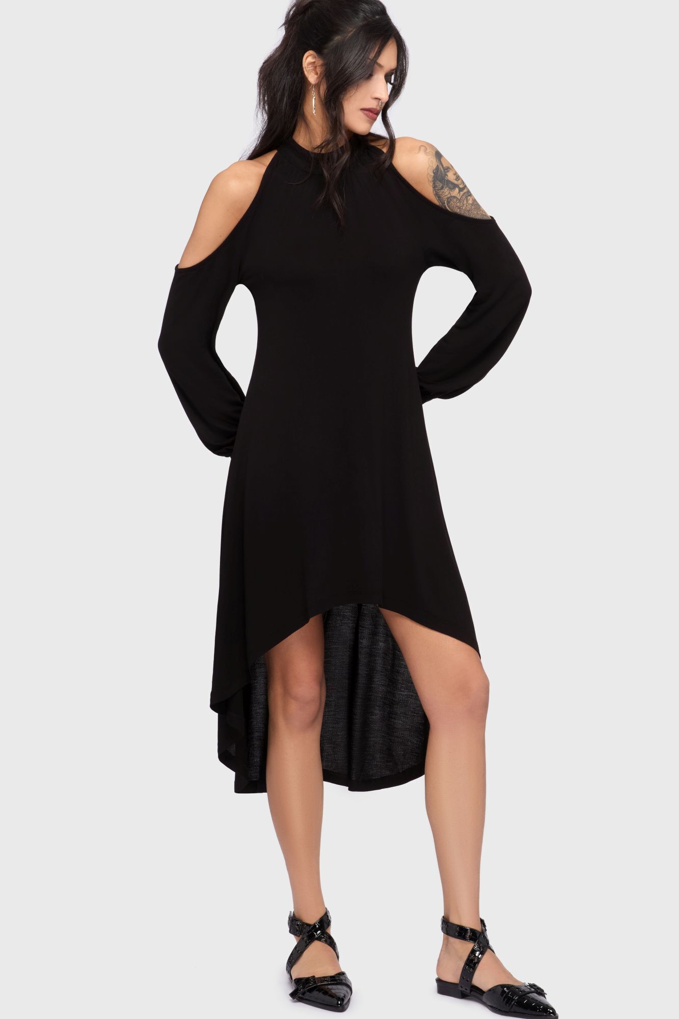 Killstar Kihilist Kleid Cold Obsidienne