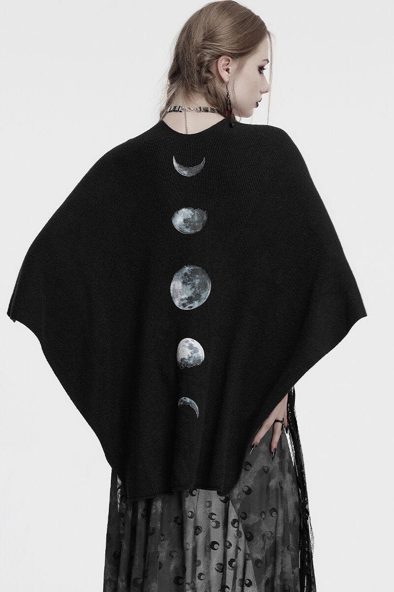 Punk Rave Poncho Moonphases