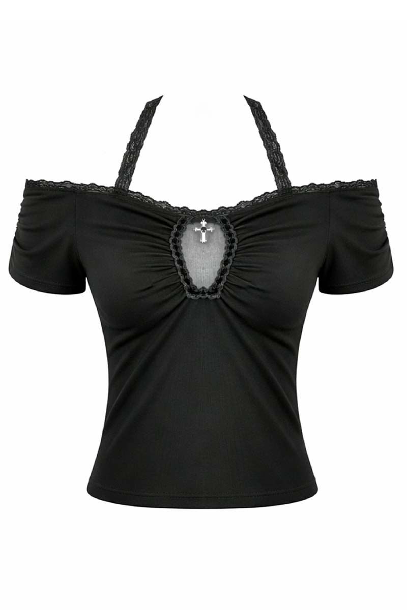 Dark In Love Shirt Coffin Charm