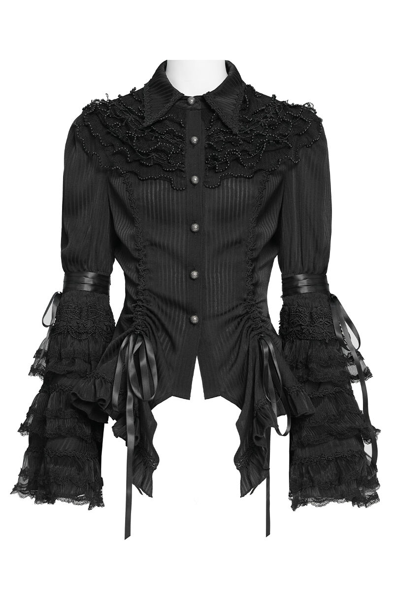 Devil Fashion Bluse Velorielle