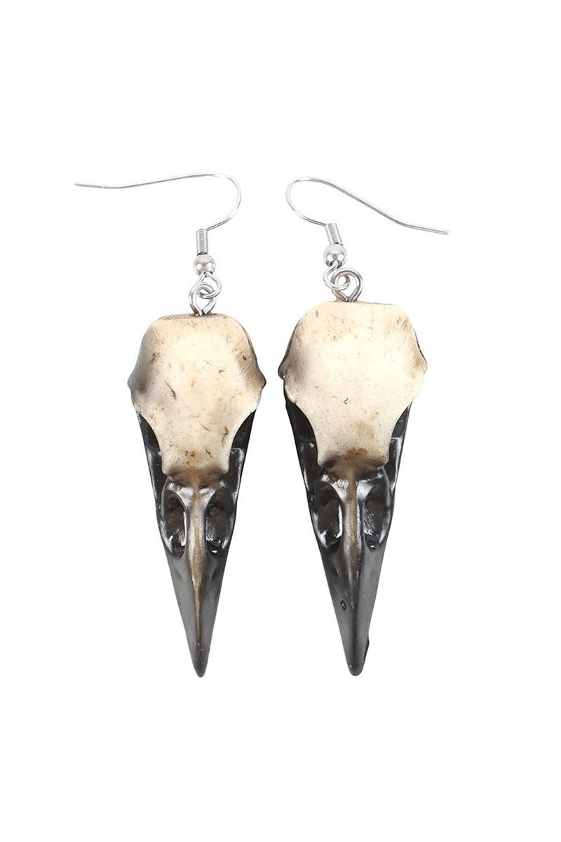 Spirit of Equinox Ohrringe Crow Skull