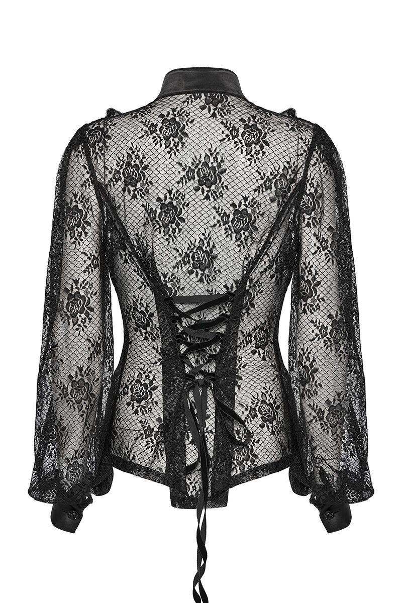 Punk Rave Bluse Widow's Veil