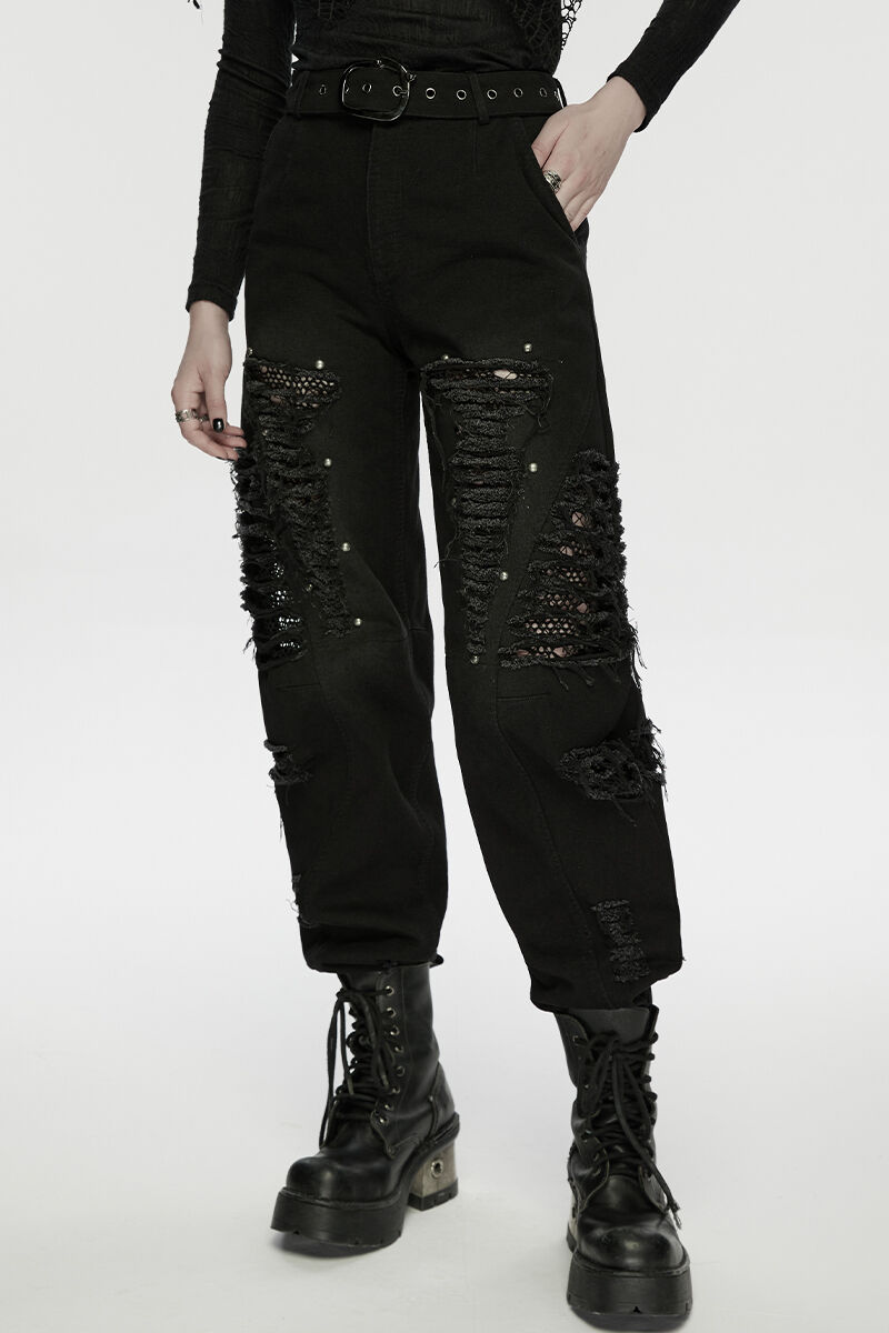 Punk Rave Jeans Grave Riot