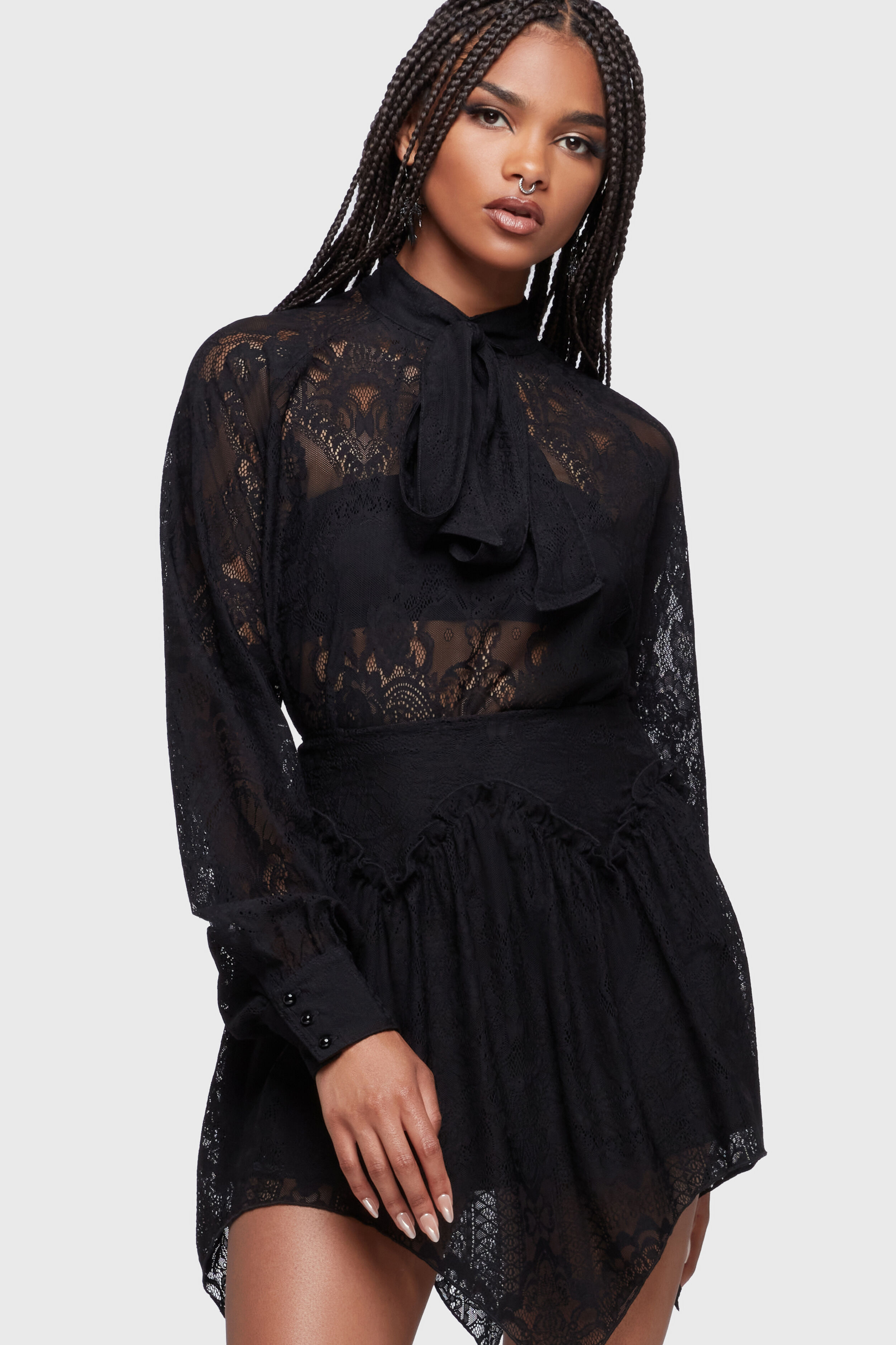 Killstar Bluse Midnight Dance