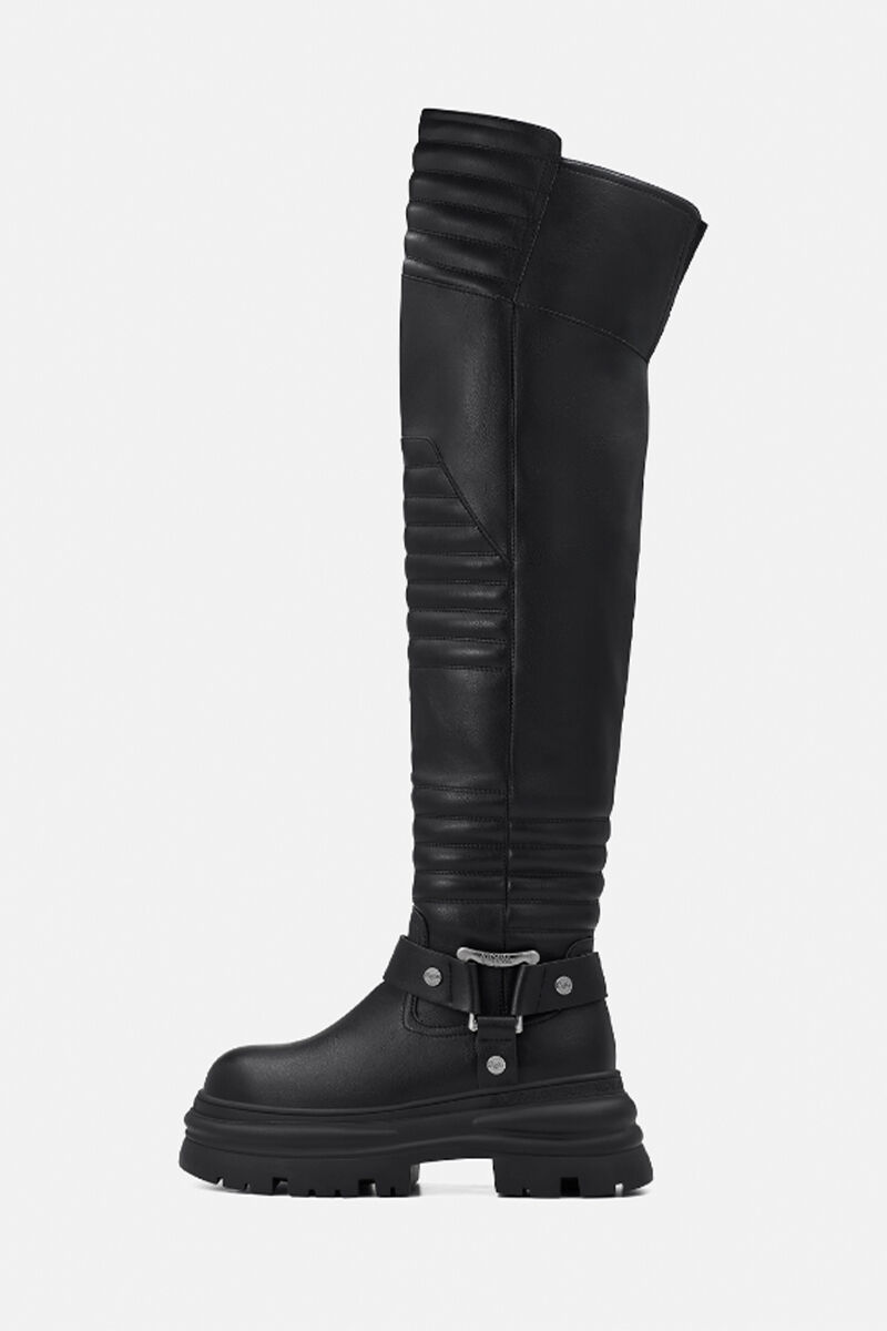 Buffalo Overknee Stiefel Dione Vegan