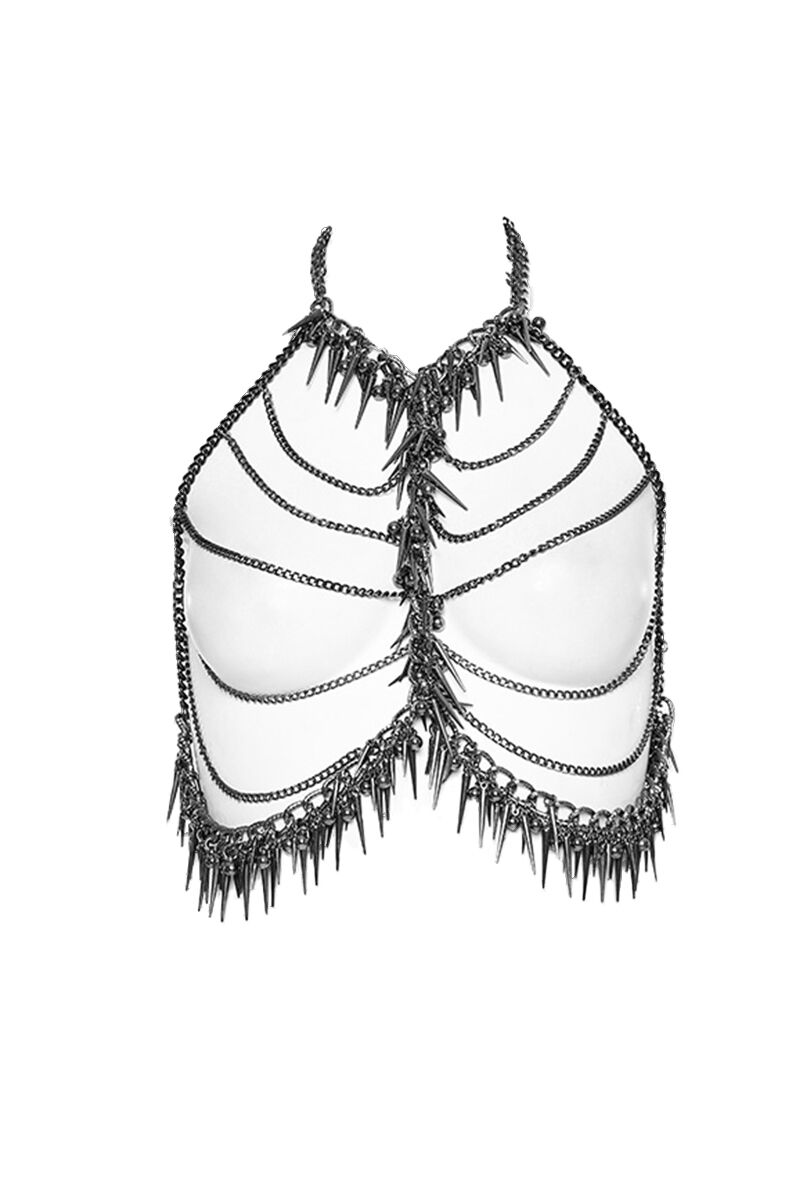 Punk Rave Harness Darkened Icicle