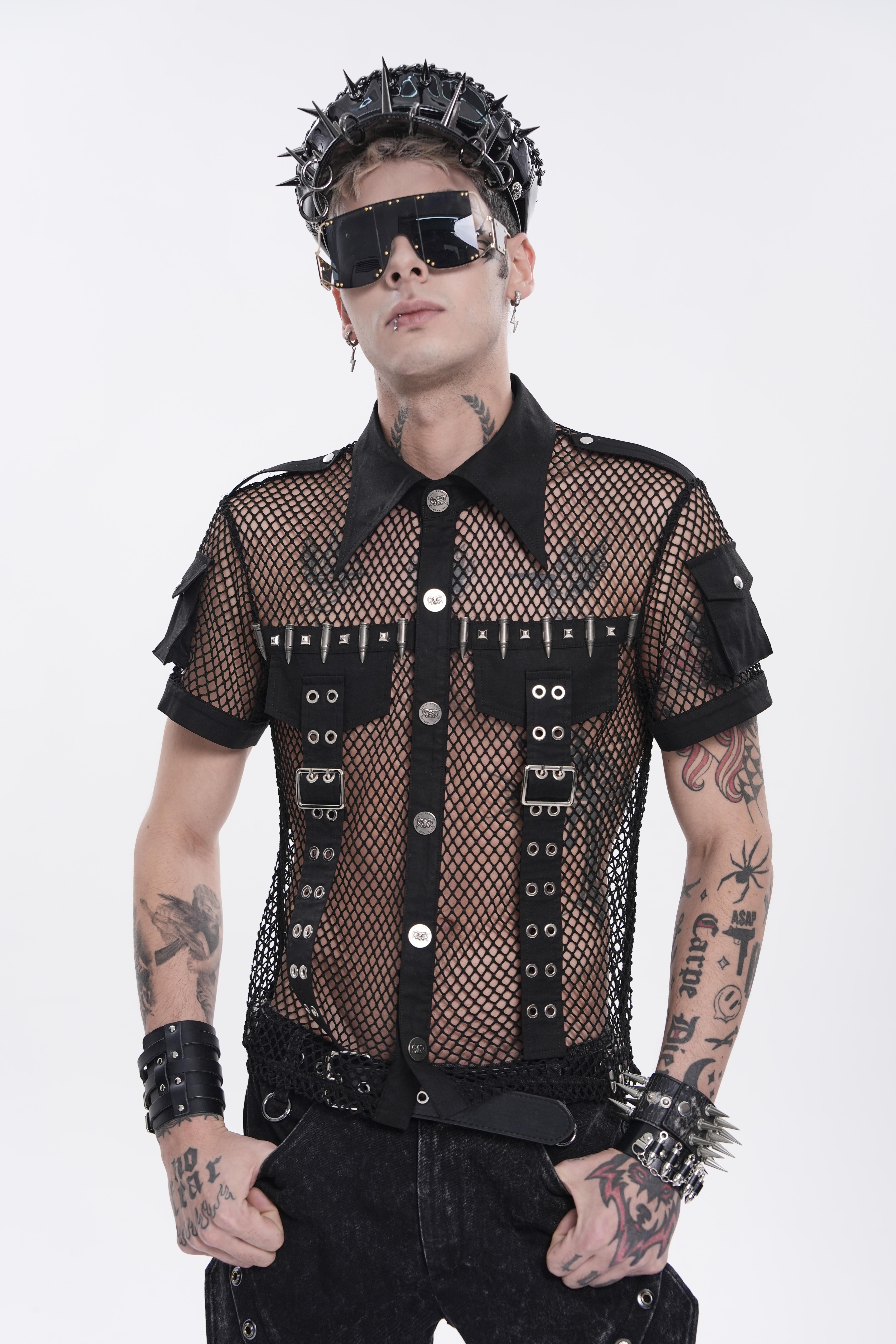 Devil Fashion Hemd Dead Voltage