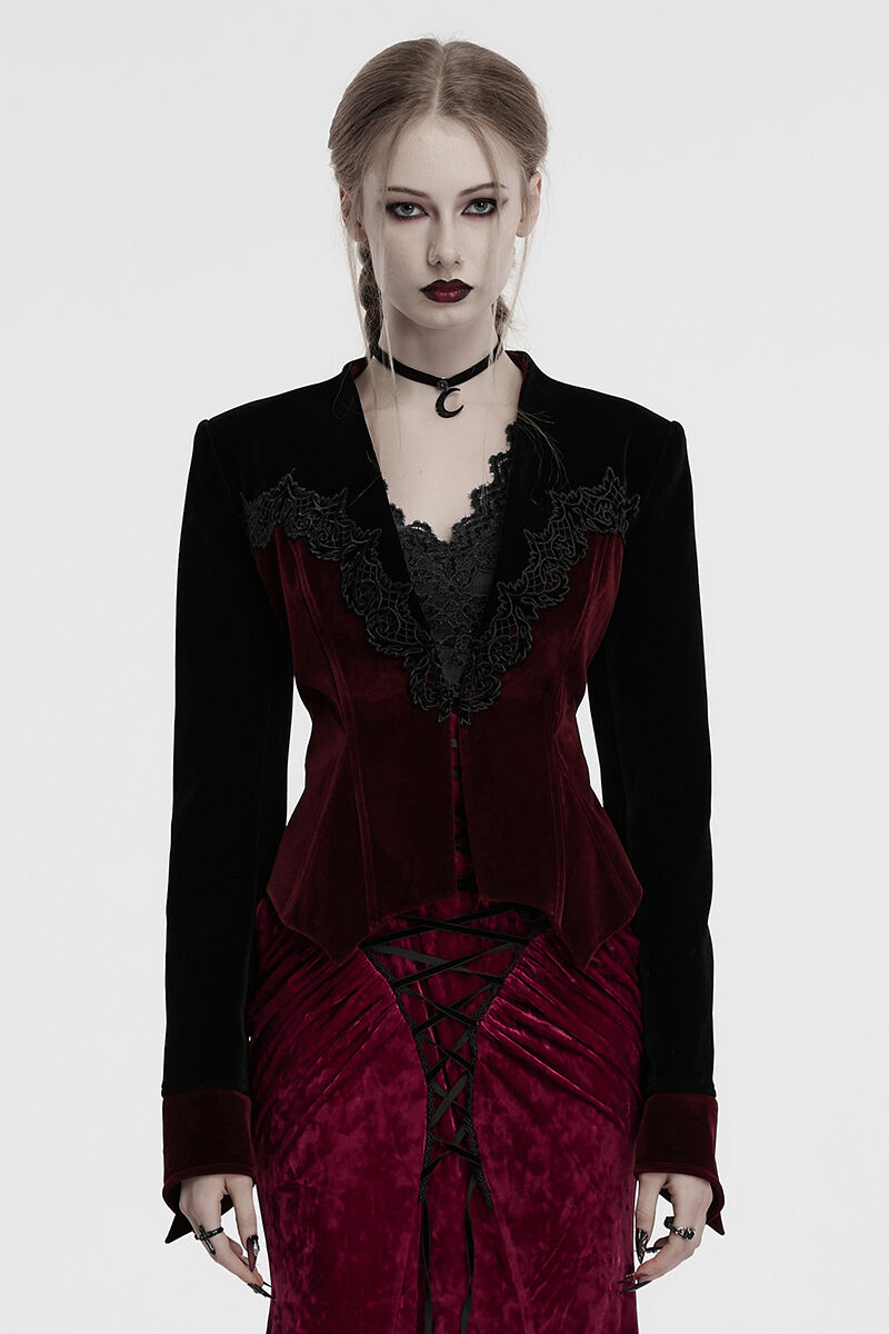 Punk Rave Jacke Red Moonlight
