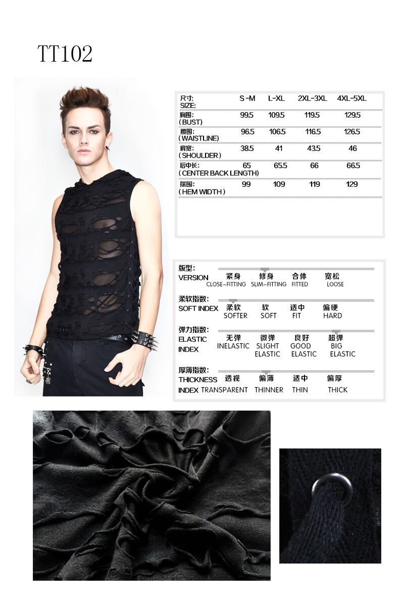 Devil Fashion Top Dark Holes