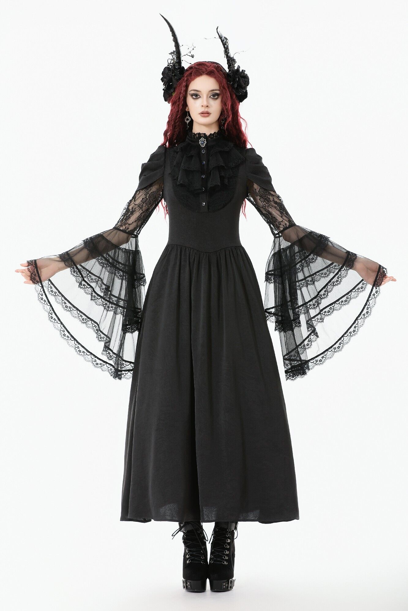 Dark In Love Kleid Noire Elegance