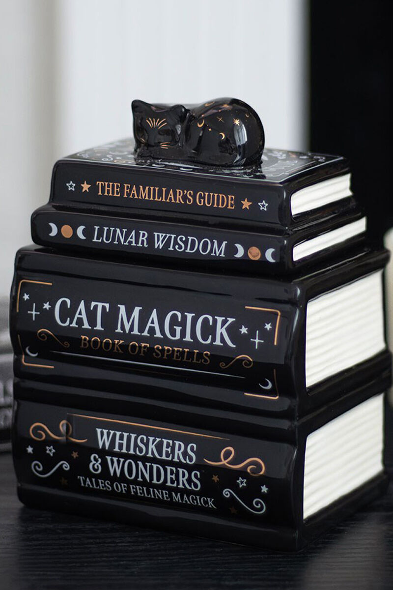 Spirit of Equinox Duftlampe Cat Book Stack
