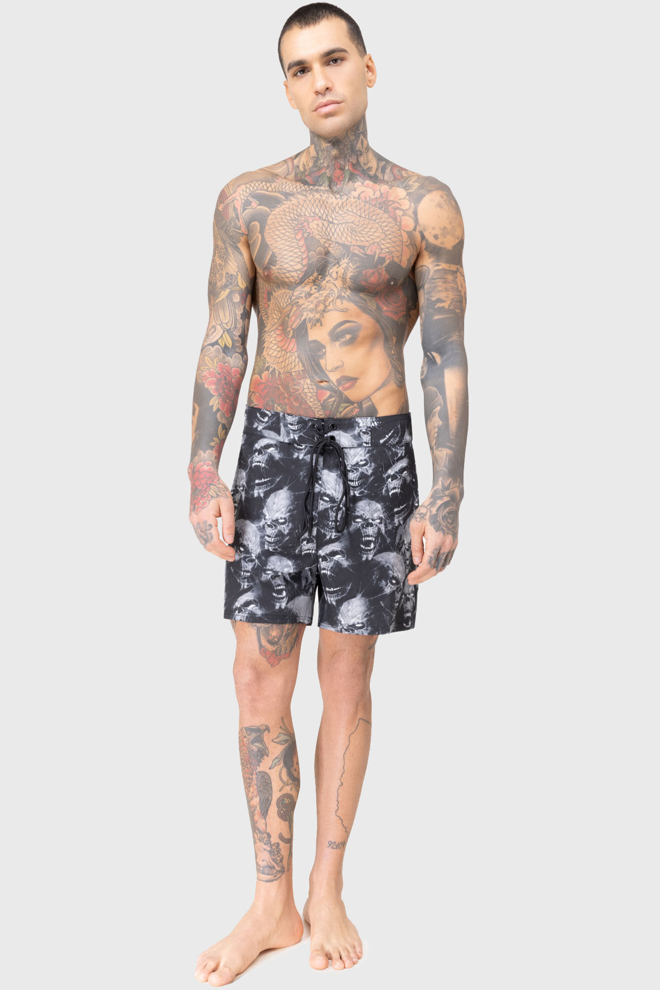 Killstar Badeshorts Dark Depths