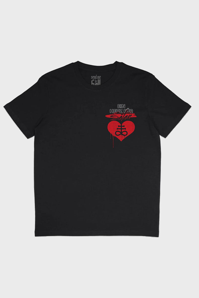 Send Me To Hell Shirt Herz Für Satan