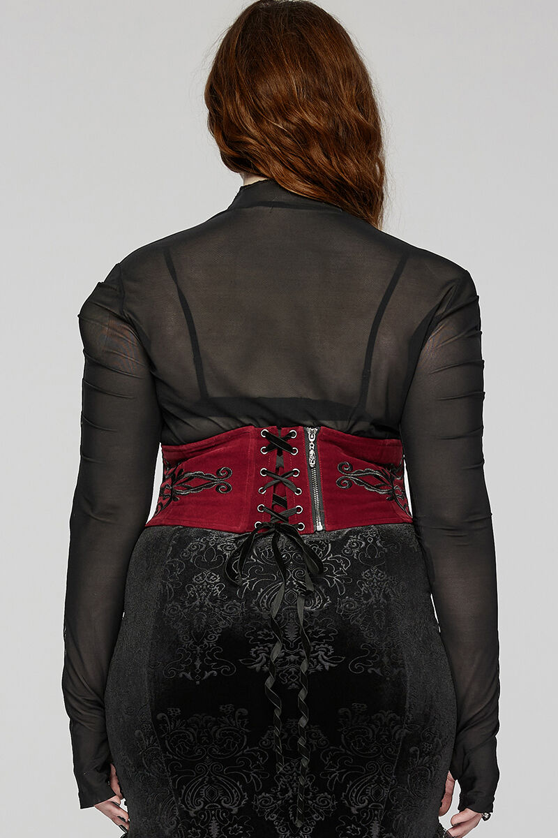 Punk Rave Korsage Eris Red