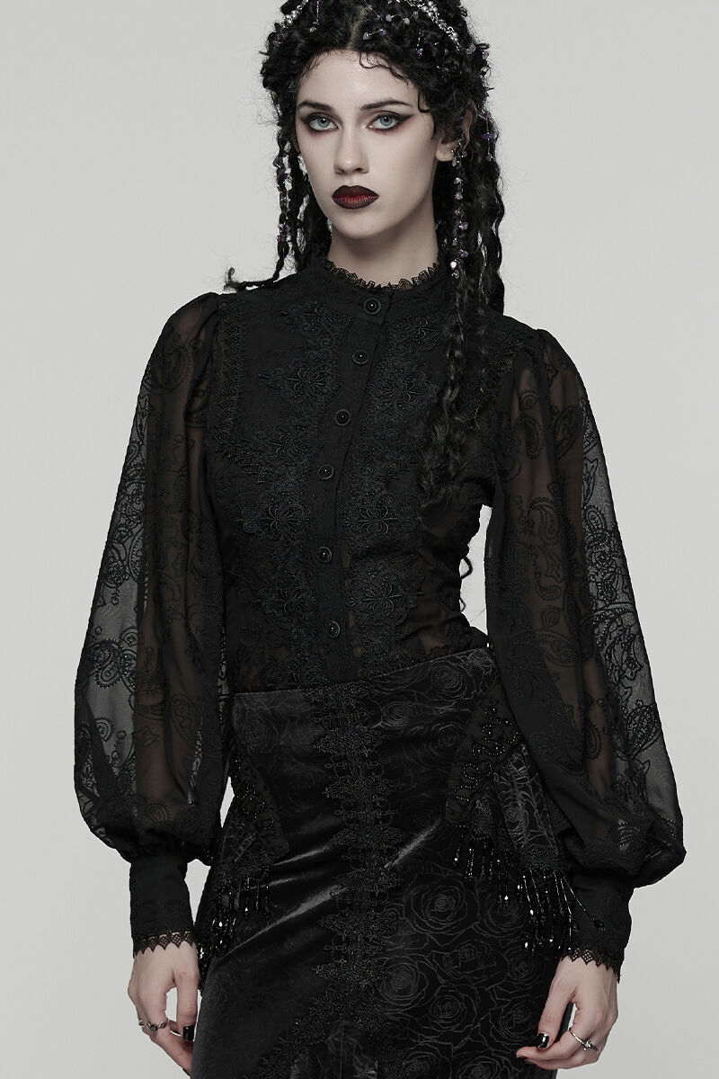 Punk Rave Bluse Moonlace