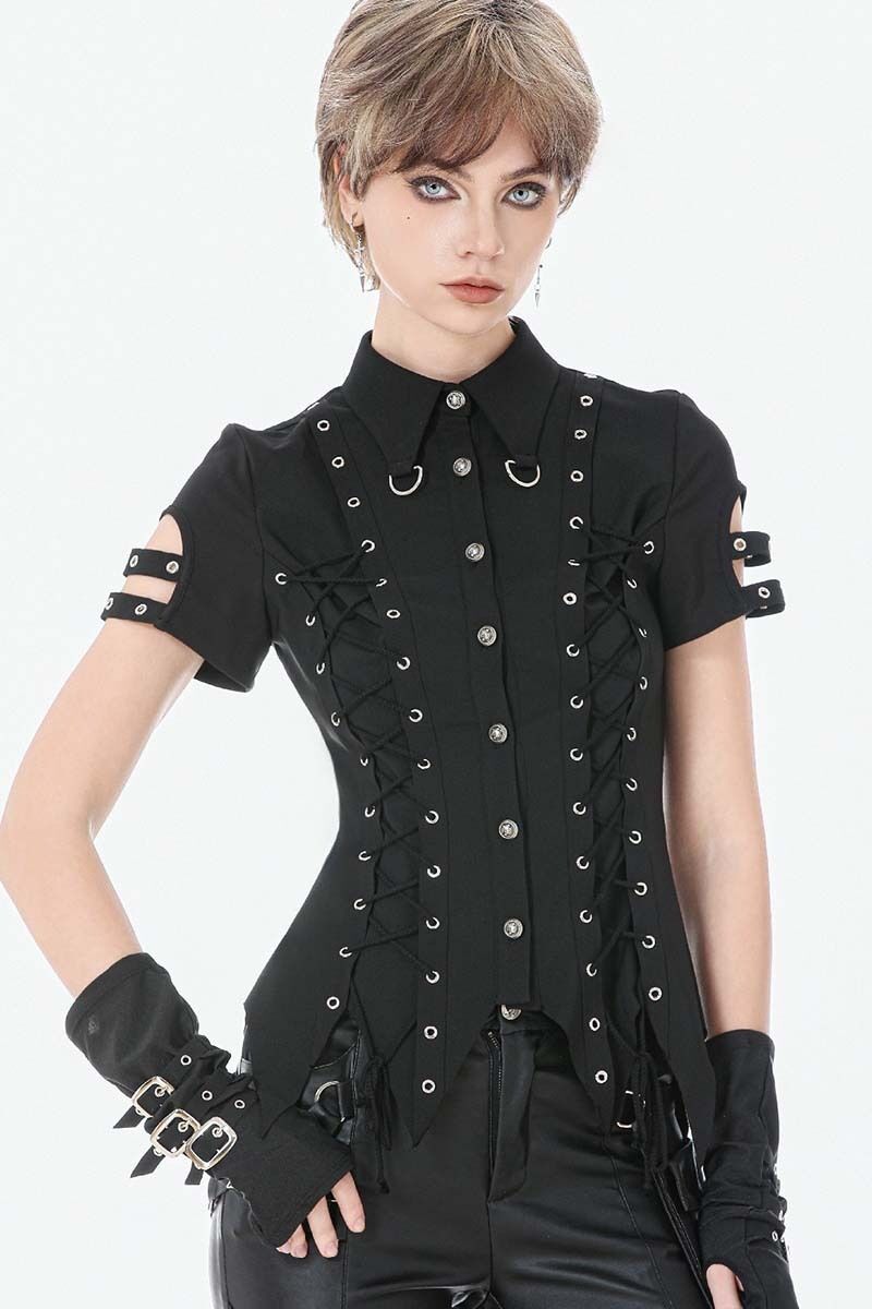 Dark In Love Bluse Thornlace
