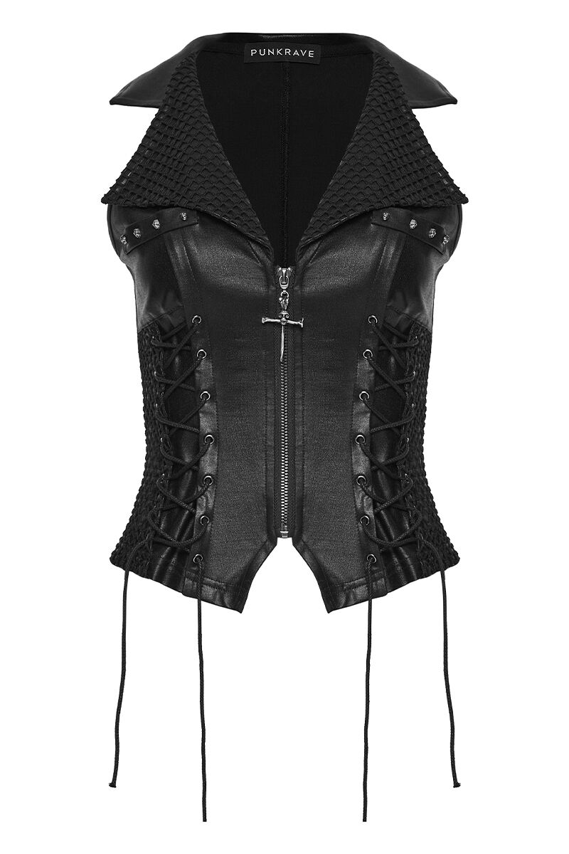 Punk Rave Weste Black Covenant