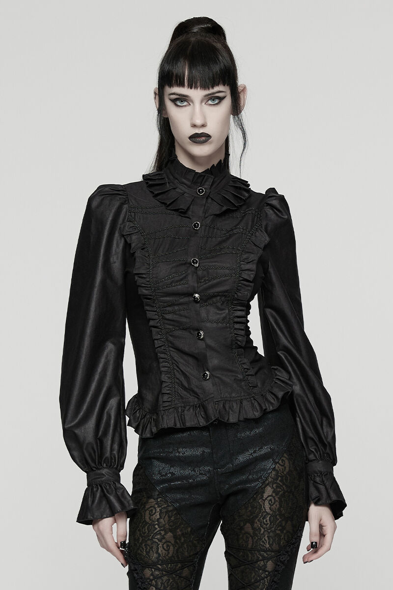 Punk Rave Bluse Midnight Sonata