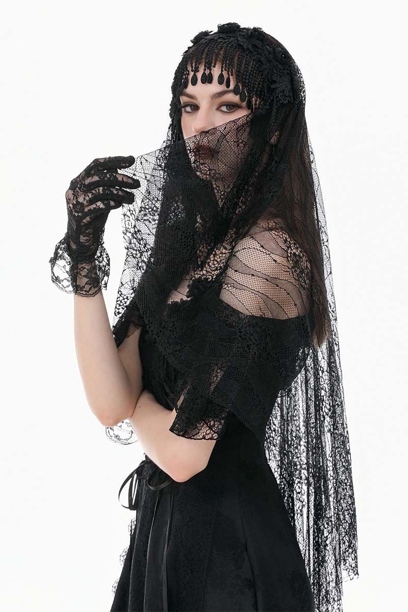 Dark In Love Schleier Widow's Whisper