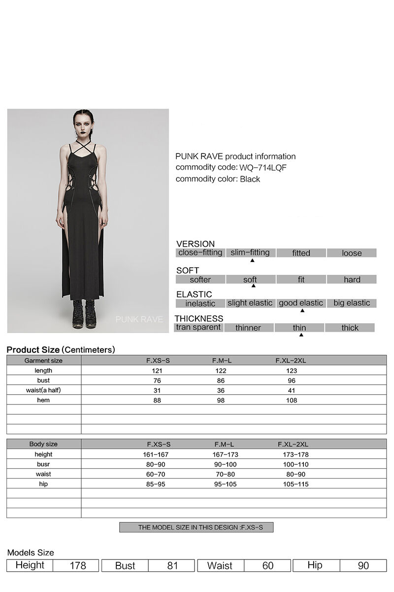 Punk Rave Kleid Eternal Darkness