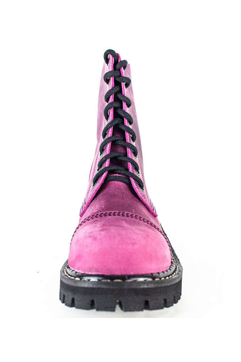 Angry Itch 8 Loch Stiefel Vintage Pink