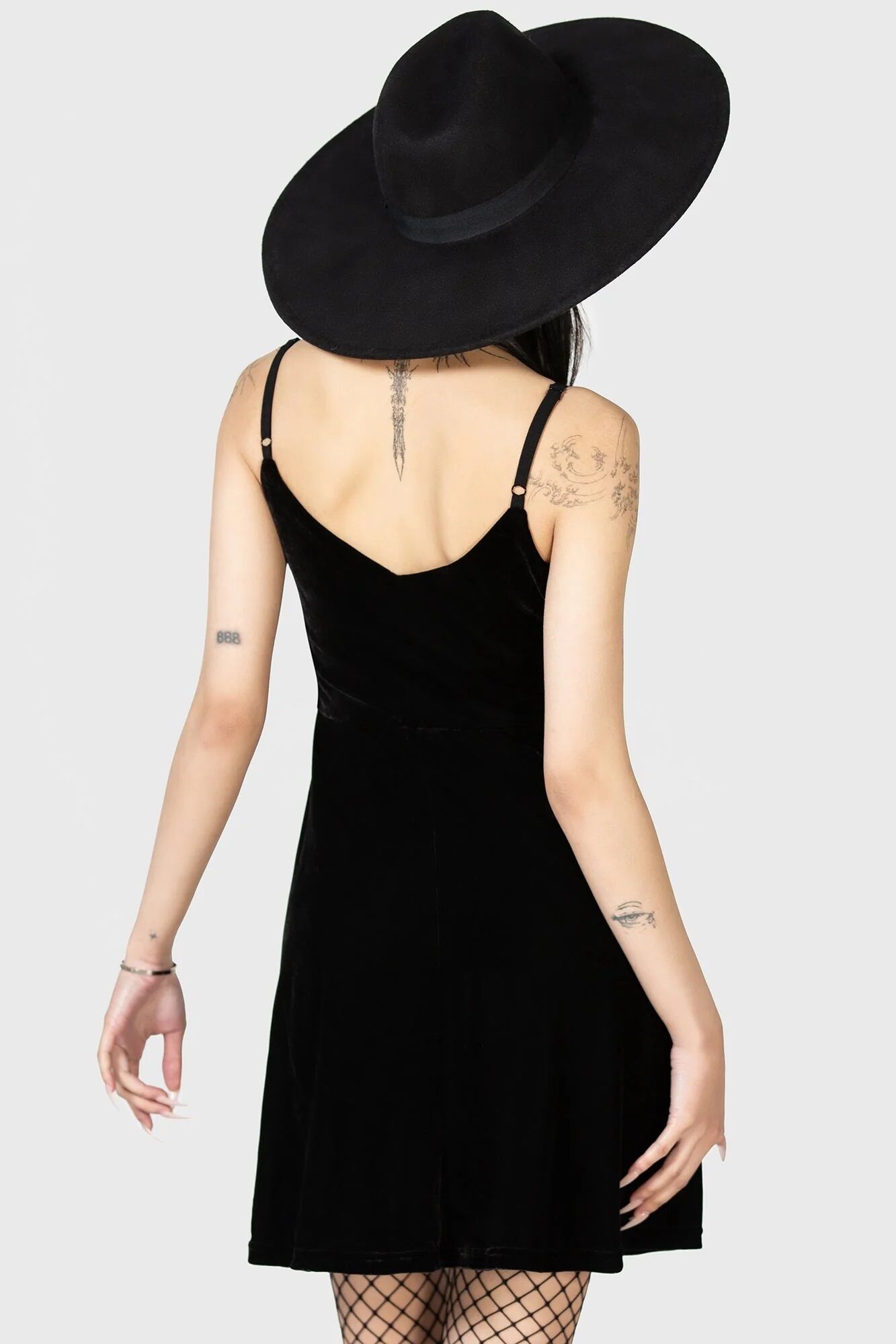Killstar Kleid Magica Black Velvet