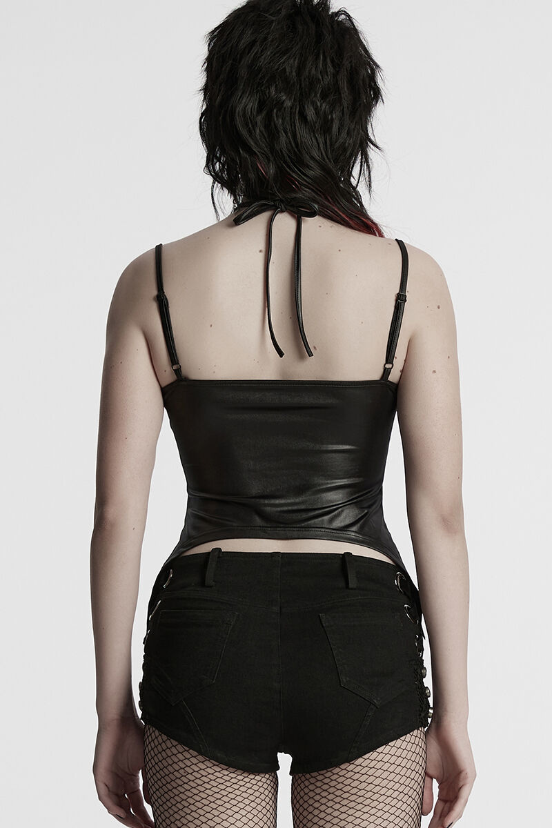 Punk Rave Top Abyssal Mesh