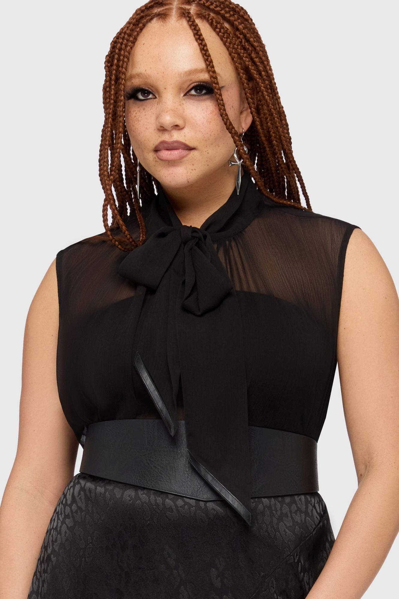 Killstar Kihilist Bluse Obsidienne