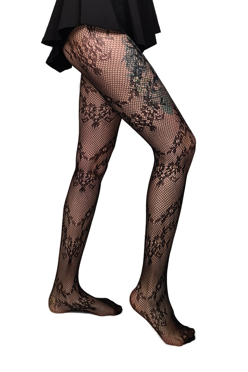 Strumpfhose Tattoo Lace