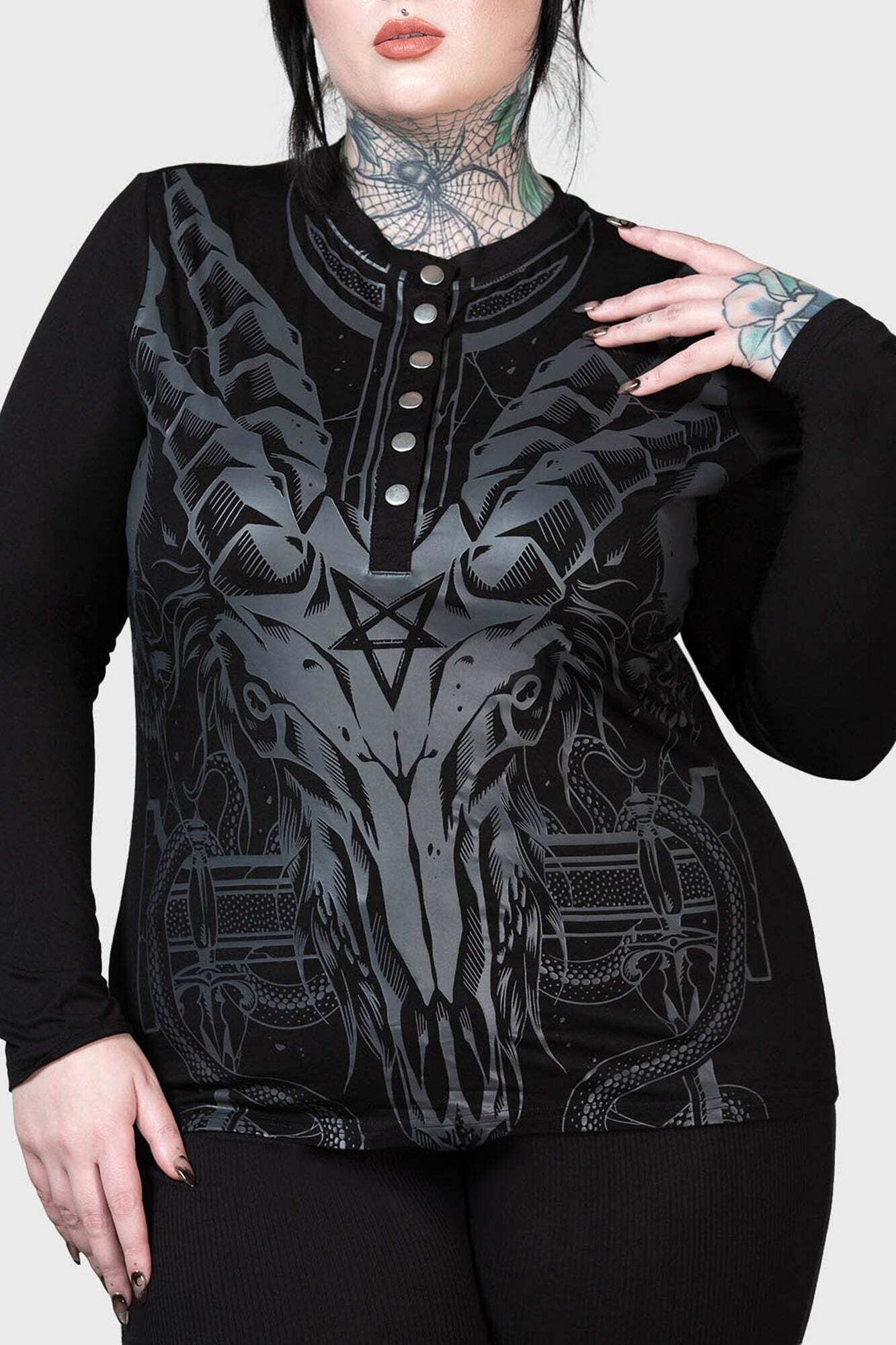 Killstar Longsleeve Abyssful Henley