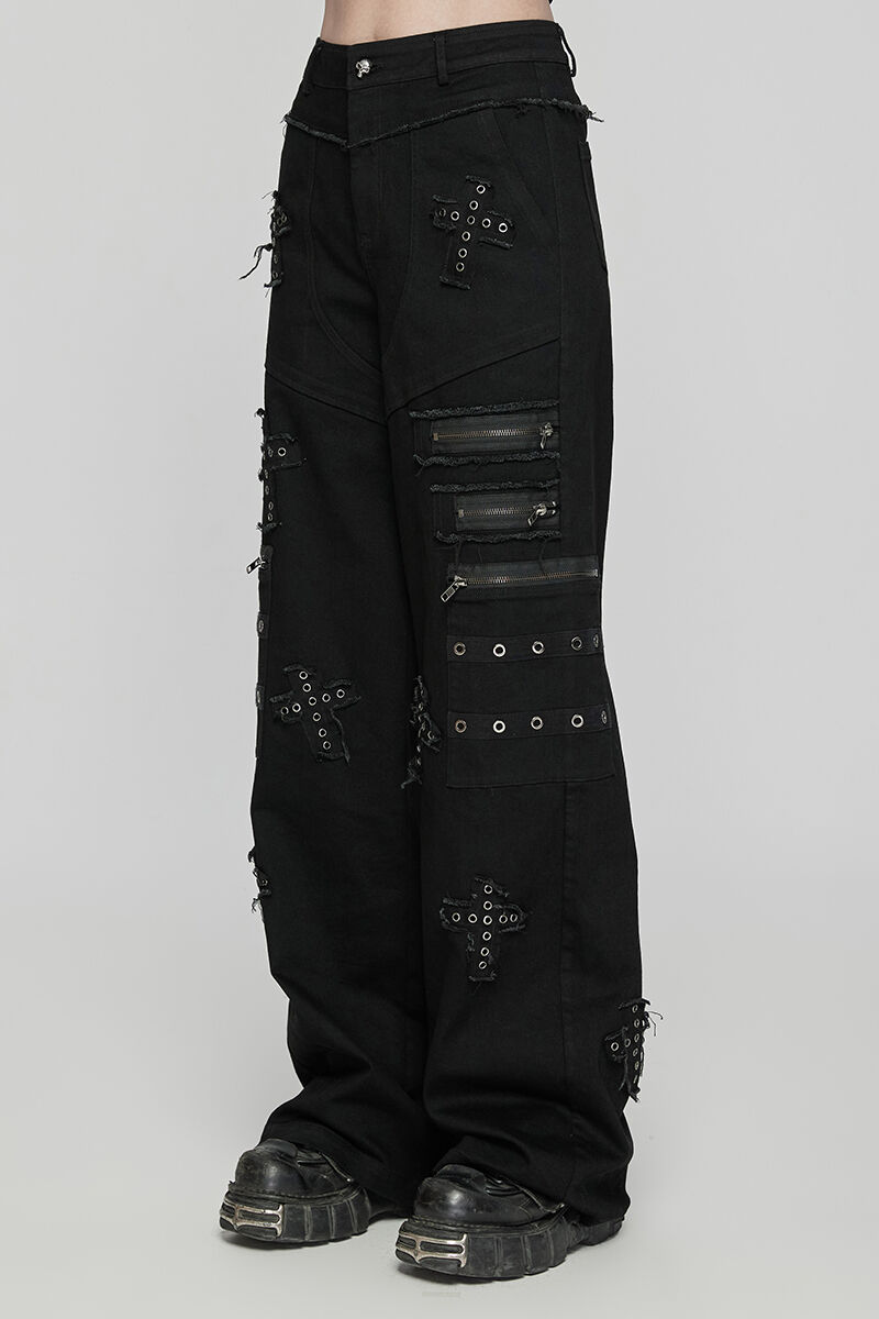 Punk Rave Jeans Crossed Over