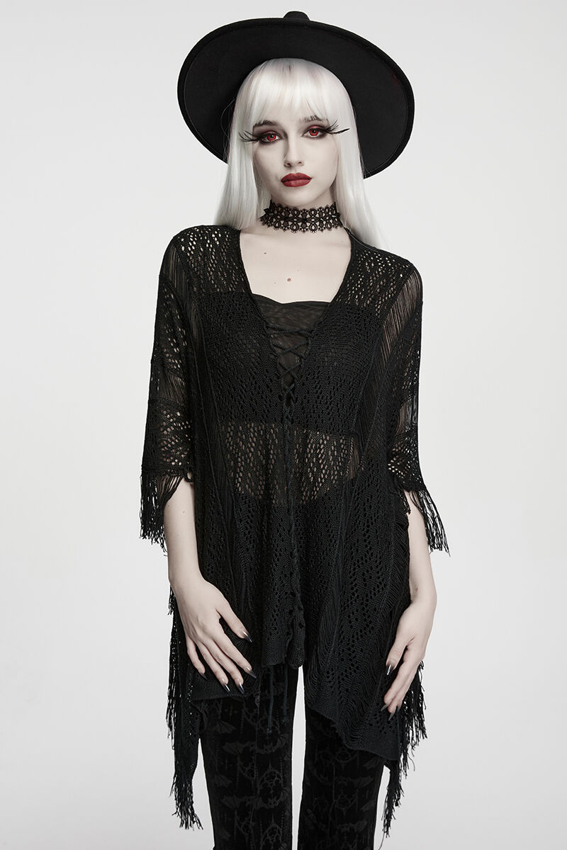 Punk Rave Poncho Witch's Weave