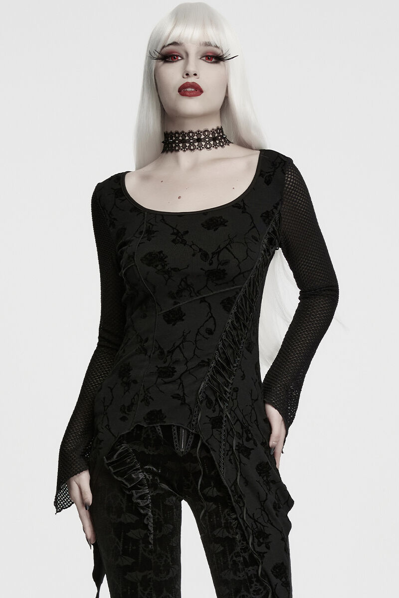Punk Rave Longsleeve Withered Roses