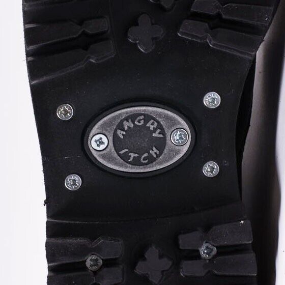Angry Itch 8 Loch Stiefel Vintage Schwarz