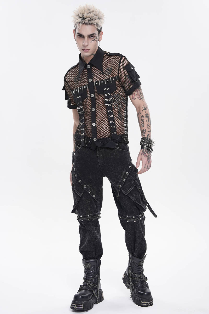 Devil Fashion Hemd Dead Voltage