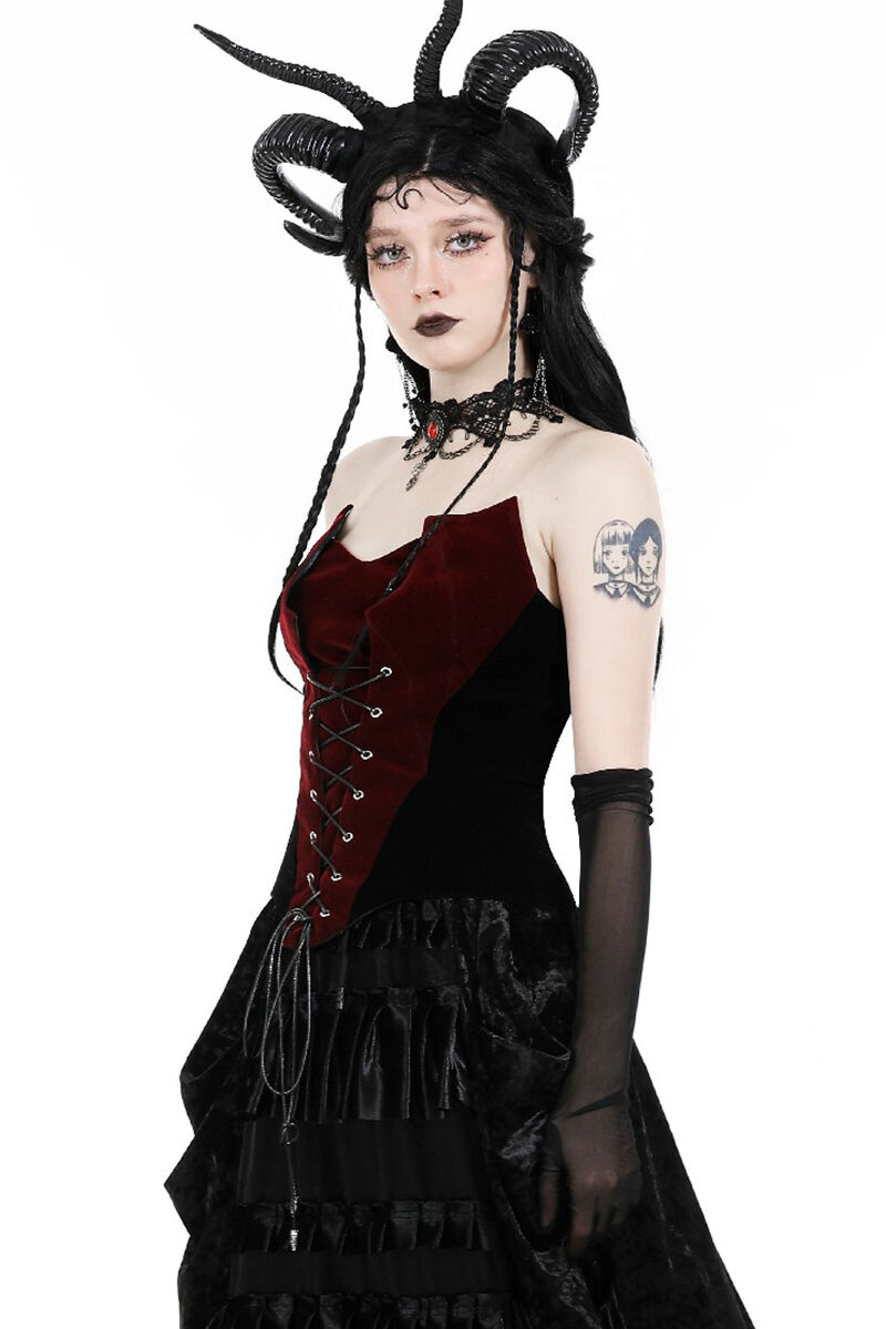 Dark In Love Top Velvet Blood