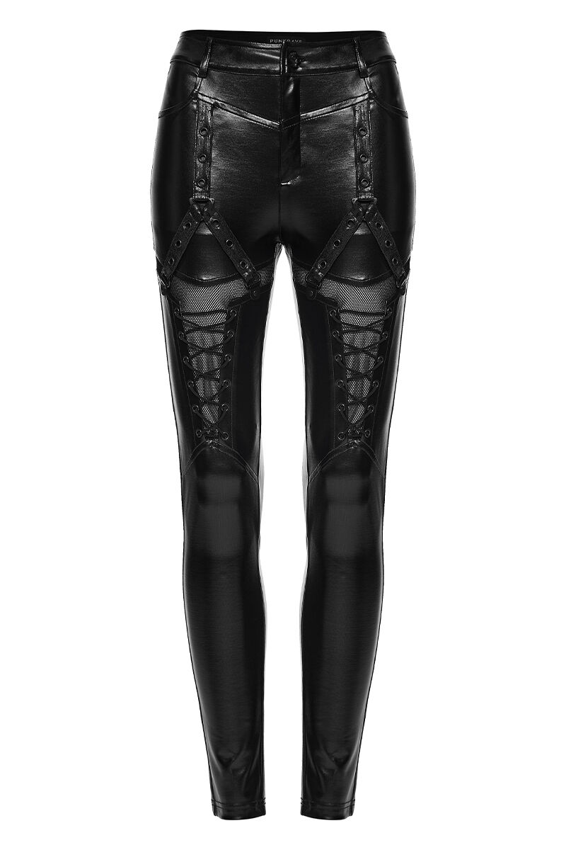 Punk Rave Leggings Rivet Web