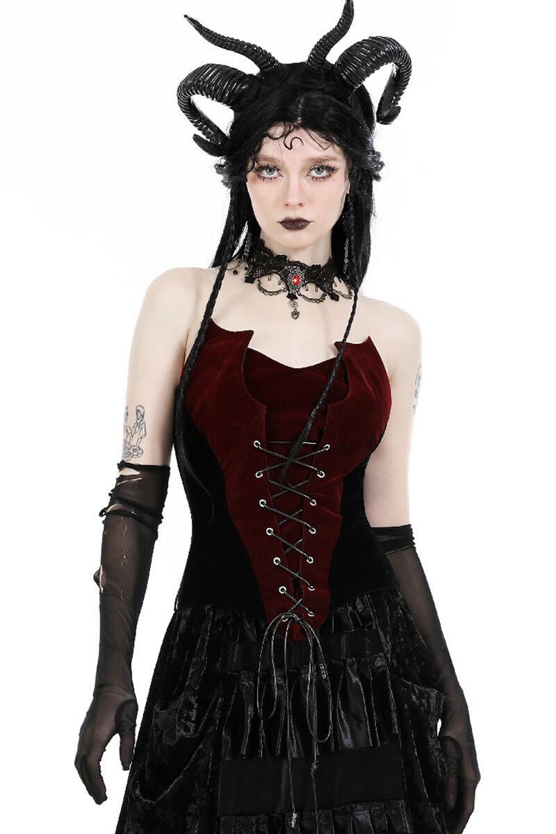 Dark In Love Top Velvet Blood