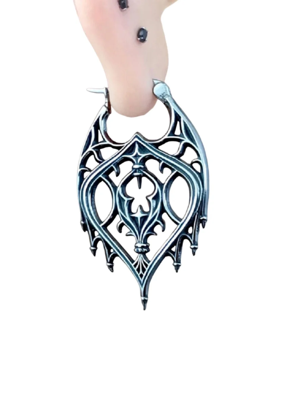 Easure Ohrringe Neo Goth Silver