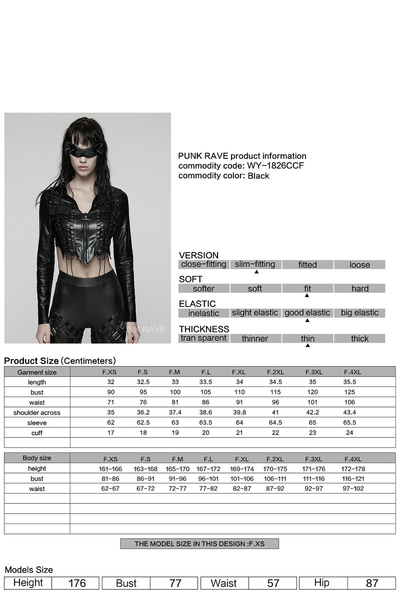 Punk Rave Jacke Fiendish Mistress