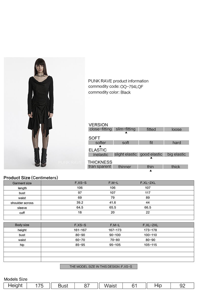 Punk Rave Kleid Desolate Grace