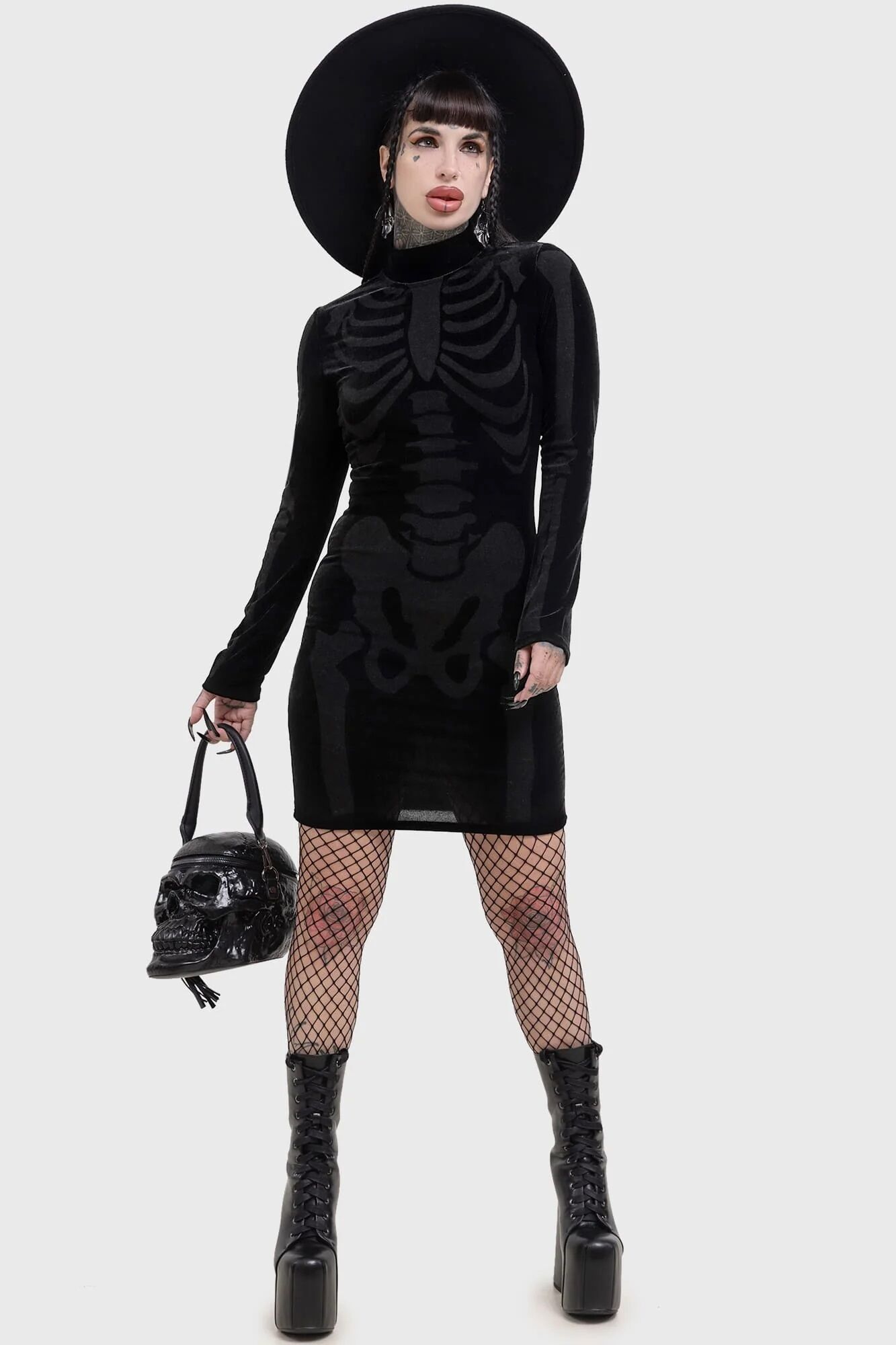 Killstar Kleid Skelliecore